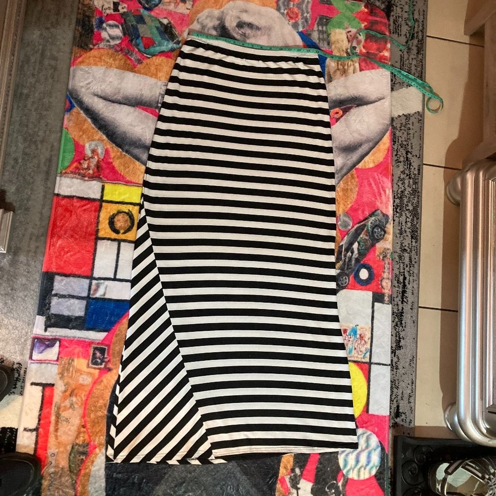 Striped Maxi Skirt for Summer